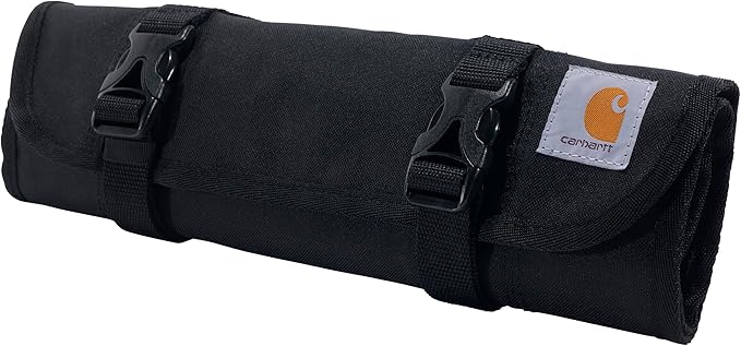 Carhartt 18 Pocket Utility Roll, Durable Water-Resistant Tool Organization Roll Bag