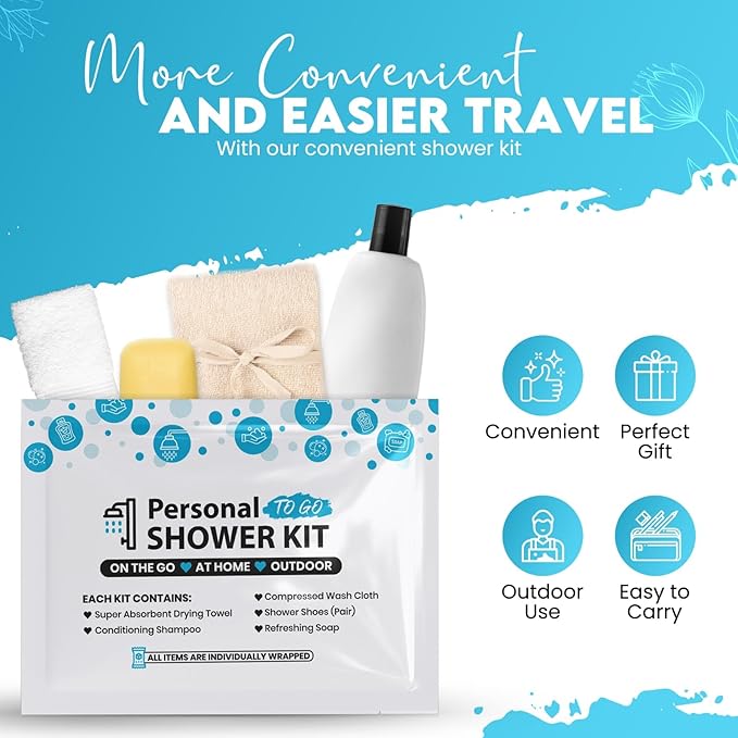 Compact Personal Shower Kit To-Go– Your Hygiene Companion for Travel, Gym, and Outdoor Adventures (3)
