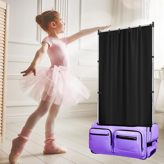 Privacy Curtain for Dance Bag,Portable Privacy Screen for Women Girl Competition Dance Bag,Changing Room for Rolling Dance Garment Bag Accessories,Camping 1 Pack