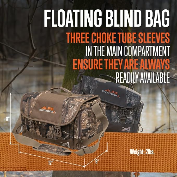 ALPS OutdoorZ Floating Blind Bag - Waterproof Hunting Backpacks for Men, with Non-Absorbing Foam, Interior Divider, Choke Tube Sleeves & Padded Carry Handle
