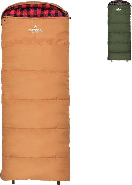 Teton Junior, 20 Degree and 0 Degree Sleeping Bags. Finally, Sleeping Bag for Boys, Girls, All Kids, Warm and Comfortable, for All Camping Weather and Built to Last