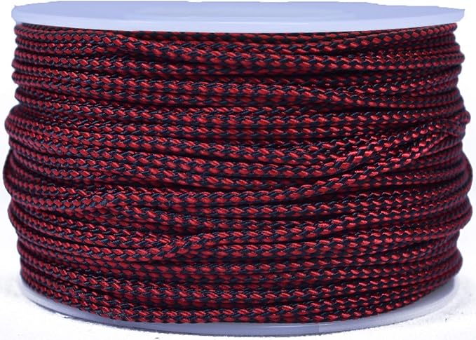 BORED? PARACORD! Nylon Micro Cord - 125 or 1000 Foot Spool Options - 70+ Colors and Patterns - 1.18mm Cord