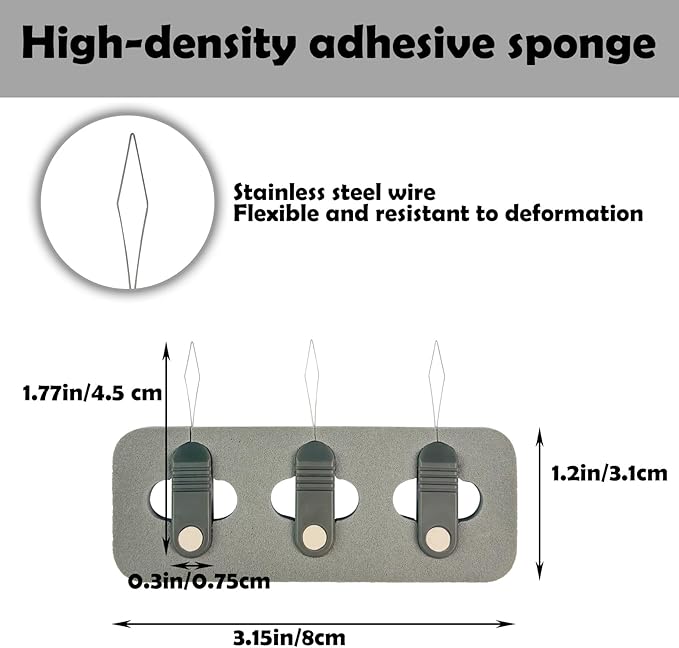 AVENTIK EUPHENG Fly Fishing Boxes Silicone Super Slim Fishing Storage Fishing Tackle Case Waterproof Pocket 7.36"X4.02"X0.63"/5.39"X3.74" X0.63'' (2PC-G048LB:7.36"X4.02"X0.63" with Hook fly threader)