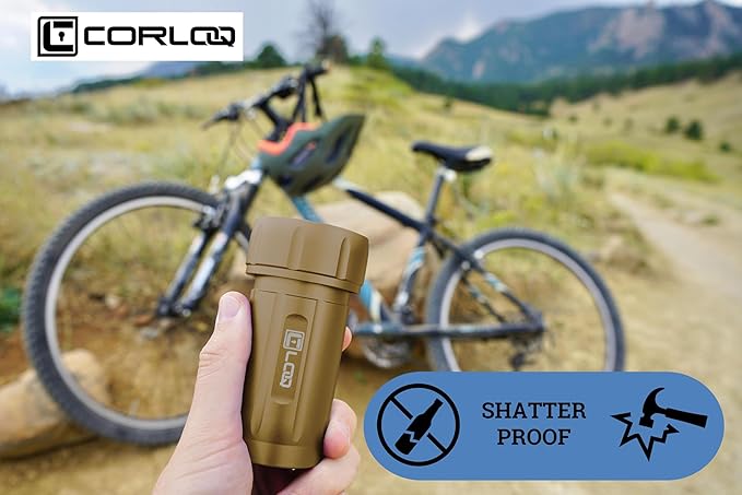 EDC120 Rugged Waterproof EDC Survival Tactical Storage Container, Zytel