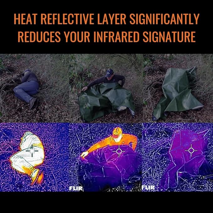 Arcturus Heavy Duty Survival Blanket – Insulated Thermal Reflective Tarp - 60" x 82". All-Weather, Reusable Emergency Blanket for Car or Camping (Red)