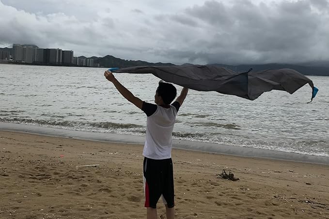 Outdoor Blanket (71" x 55") -Compact, Lightweight, Sand Proof Pocket Blanket Best Mat for The Beach, Hiking, Travel, Camping, Festivals with Pockets, Loops, Stakes, Carabiner