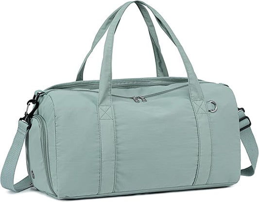 BLUBOON Duffle Bag Girls Kids Cute Gym Bag with Shoes Compartment & Wet Separation Waterproof Sports Overnight Travel Bag