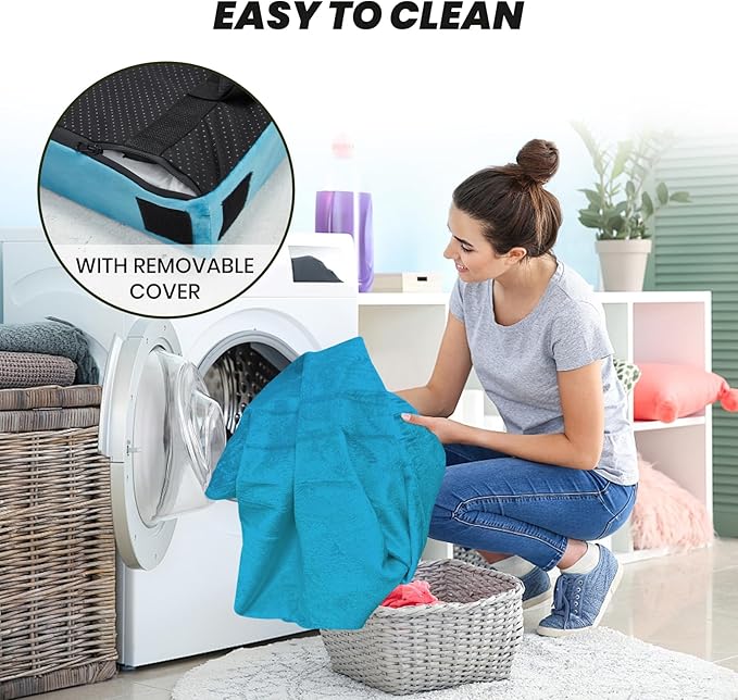 Memory Foam Camping Pad, Camping Sleeping Pad, Camping Mattress Pad with Pillow & Travel Bag, Portable Floor Mat Roll Up for Guest Adults Side Sleepers Indoor Outdoor Travel