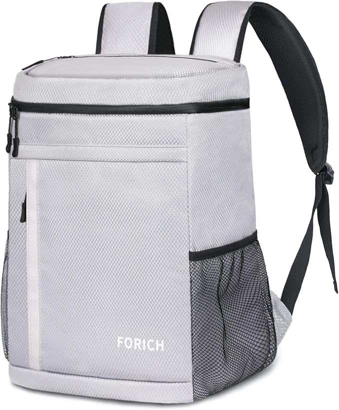 FORICH Soft Cooler Backpack Insulated Waterproof Backpack Cooler Bag Leak Proof Portable Small Cooler Backpacks to Work Lunch Travel Beach Camping Hiking Picnic Fishing Beer for Men Women