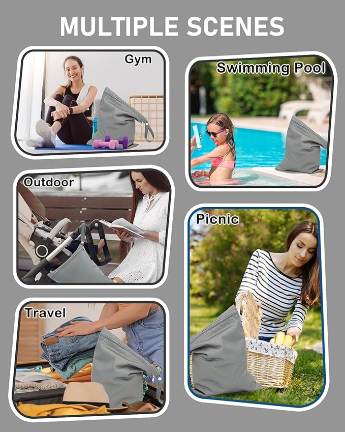 babygoal Waterproof Dry Bag and Wet Bag, Roll Top Waterproof 2L Backpack Sack for Travel,Swimming,Kayaking, Beach, Rafting, Boating, Hiking, Camping and Fishing 2WLL07-B