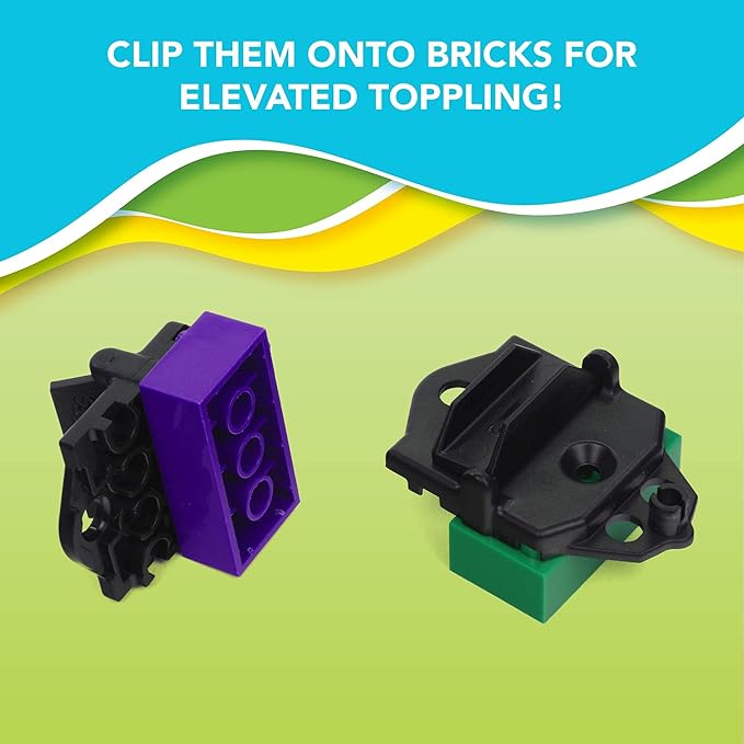 Bulk Dominoes Flexible Rapid Track Pro Domino Kit | Dominoes Set, STEM STEAM Small Toys, Family Games for Kids, Kids Toys and Games, Building, Toppling, Chain Reaction Sets