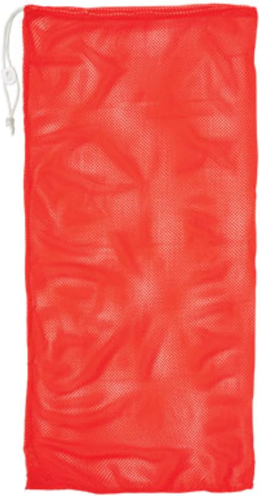 Champion Sports Mesh Equipment Bag – Heavy-Duty Nylon Drawstring Bag with Lock & ID Tag, Breathable Storage Sack for Balls, Swim Gear, Laundry & Toys, Multiple Sizes & Colors