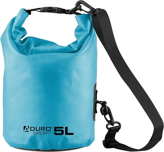 Aduro Waterproof Phone Bag Floating Lightweight Waterproof Bag - Ideal Dry Bags for Kayaking, Rafting, Boating, Swimming, Camping, Hiking, Beach, Fishing, and Backpacking - 2L / 5L / 10L / 20L