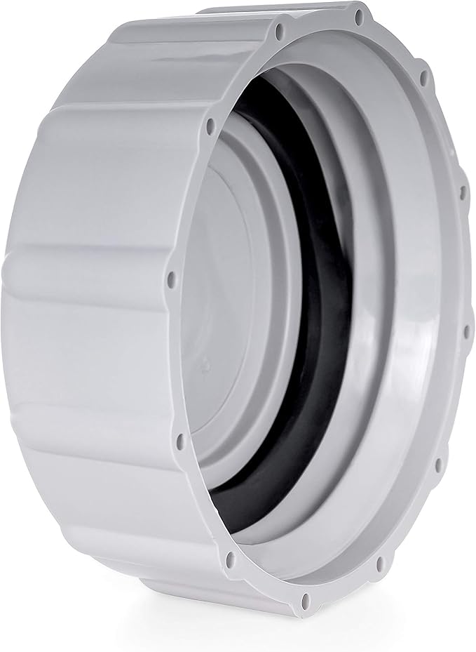 Camco Replacement Dump Cap for Use Premium Travel Toilets (41535, 41544) - Creates Tight Seal to Stop Waste Leaking - (41533)