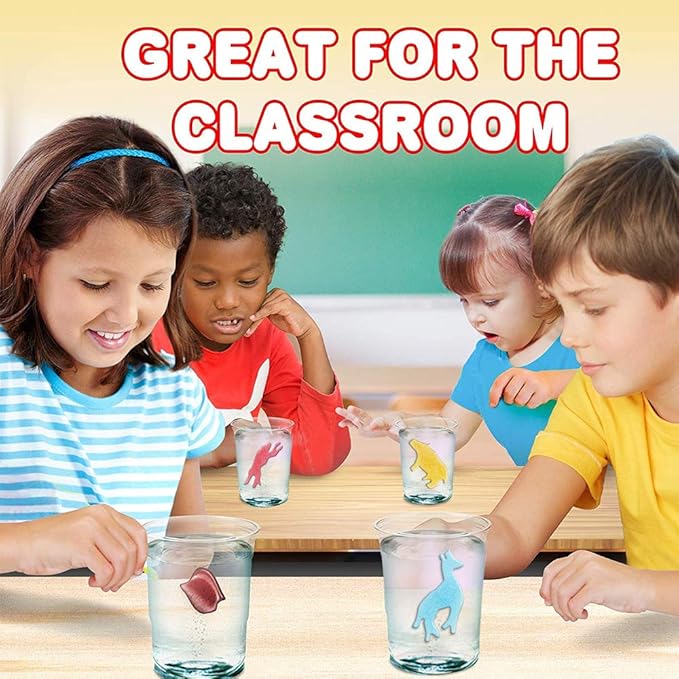 ArtCreativity Magic Growing Animal Capsules, Grow in Water, 2 Packs with 12 Expanding Animal Capsules Each, Cute Color Variety, Kids’ Birthday Party Favors, Contest Prize or Gift Idea