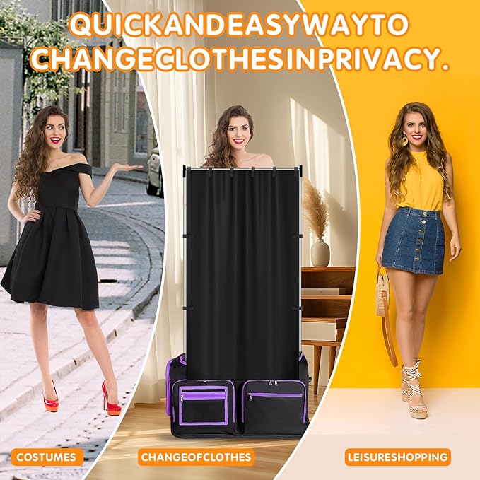 Privacy Curtain for Dance Bag,Portable Privacy Screen for Women Girl Competition Dance Bag,Changing Room for Rolling Dance Garment Bag Accessories,Camping 1 Pack