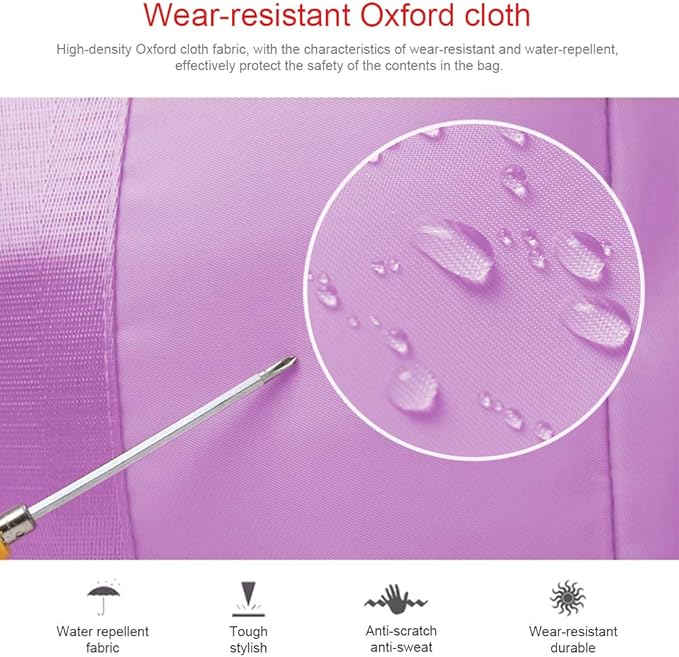 Blackwheel Sports Gym Bag With Shoe Bag Wet Bag Duffle Bag Waterproof Travel Bag for Women Cute Gym Bag Taro 29L