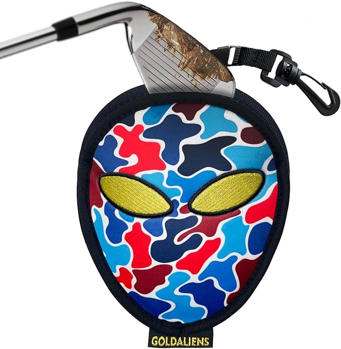 Golf Club Cleaner & Ball Cleaning Bag,Original Three-Layer Fabric Waterproof Technology,Golfer's Ultimate Green Clean Scrub Equipment Accessories,Removable Clips to Support Machine Washing