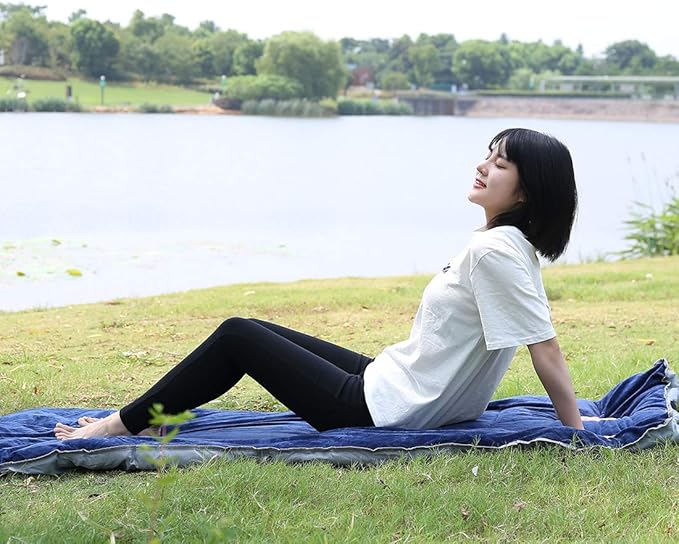 Sleeping Cot Pads (75" x 28") with Elastic Straps Portable for Outdoor & Hiking, Cotton Soft Thick Camping Cot Pad,Waterproof