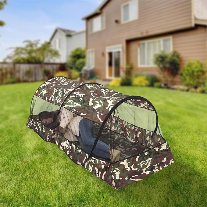 Mosquito Tent,Folding Netting Bed Tent,Portable Mosquito Netting with Bottom,Camping Tent Fine Mesh Mosquito Net for Adults Kids Travel Camping Backyards Canopy Outdoor (Sunshade, 2 Person)