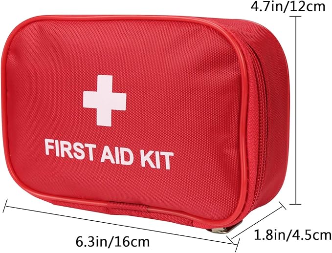 AOUTACC 6 Pack Empty First Aid Kit Bag, Lightweight Empty First Aid Bag for Emergency at Home, Office, Car, Outdoors, Boat, Camping, Hiking(Bag Only)