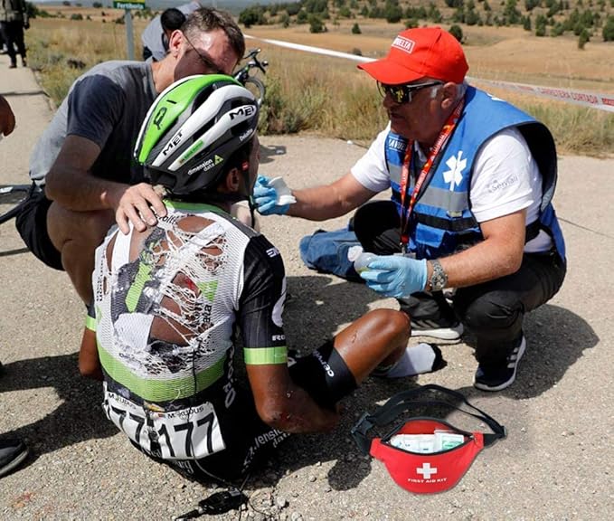 AOUTACC First Aid Empty Kit,Compact and Lightweight Waterproof First Aid Bag Empty with Zippered for Emergency at Home, Office, Car, Outdoors, Boat, Camping, Hiking(Bag Only) (2 Pack Fanny Pack)