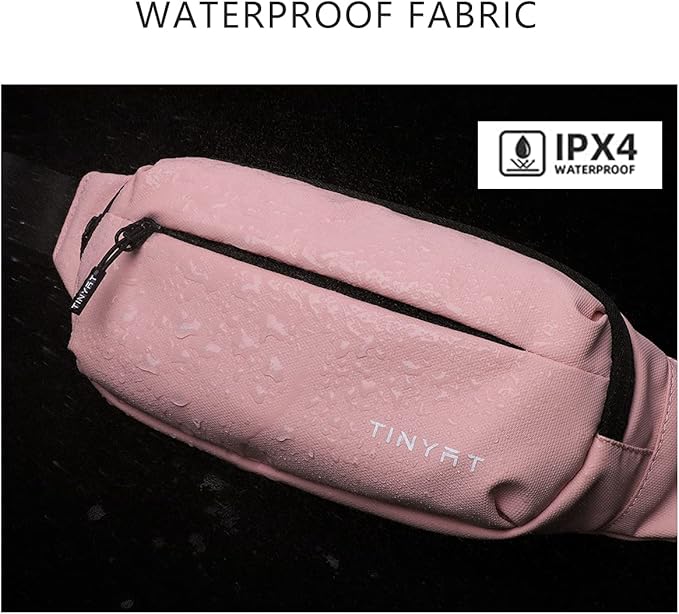 TINYAT Travel Fanny Pack Waist Pack Fashion waterproof Sling Pocket Super Lightweight T2012