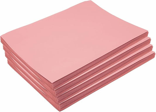 Construction Paper,Pink,9 inches x 12 inches,200 Sheets,Heavyweight Construction Paper,Crafts,Art,Kids Art,Painting,Coloring,Drawing,Creating,Paper,Art Project,All Purpose