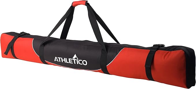 Athletico Mogul Padded Ski Bag - Fully Padded Single Ski Travel Bag
