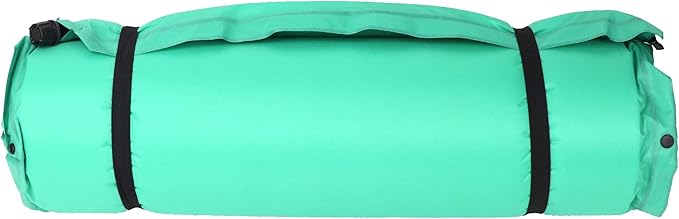 OSAGE RIVER Self Inflating Sleeping Pad with Built-in Pillow, Compact Memory Foam Sleep Mat, Camping Air Mattress for Tent, Travel, Backpacking, or Hiking