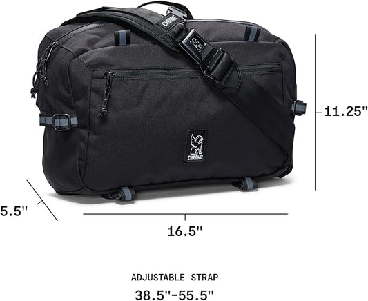 Chrome Industries Kadet Max Messenger Bag – Crossbody Sling Backpack for Men and Women w/Quick Release Buckle