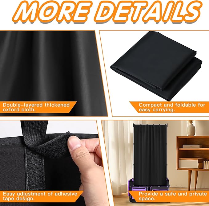 Privacy Curtain for Dance Bag,Portable Privacy Screen for Women Girl Competition Dance Bag,Changing Room for Rolling Dance Garment Bag Accessories,Camping 1 Pack