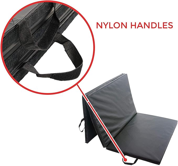 Sunny Health & Fitness Tri-Folding & Puzzle Exercise Mats – Extra Thick, Durable, Non-Slip, Water-Resistant Cushioning for Home Gym, Yoga, MMA, Gymnastics, Cardio, and Core Workouts