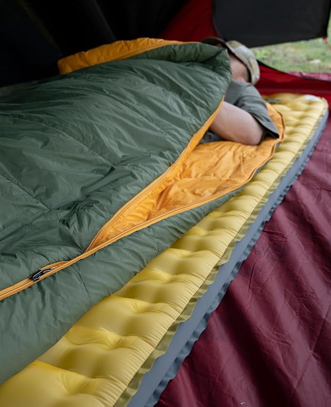 iClimb Stable Comfortable Air Sleeping Pad Ultralight Compact for Adults Camping Backpacking