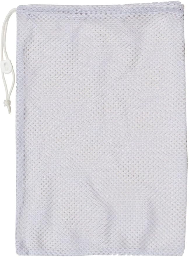 Champion Sports Mesh Equipment Bag – Heavy-Duty Nylon Drawstring Bag with Lock & ID Tag, Breathable Storage Sack for Balls, Swim Gear, Laundry & Toys, Multiple Sizes & Colors