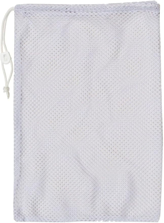 Champion Sports Mesh Equipment Bag – Heavy-Duty Nylon Drawstring Bag with Lock & ID Tag, Breathable Storage Sack for Balls, Swim Gear, Laundry & Toys, Multiple Sizes & Colors