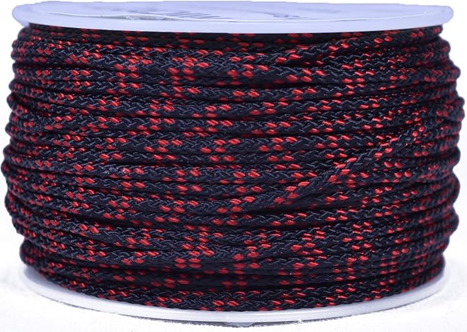 BORED? PARACORD! Nylon Micro Cord - 125 or 1000 Foot Spool Options - 70+ Colors and Patterns - 1.18mm Cord