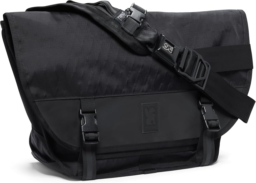 Chrome Industries Mini Metro Messenger Bag - 13 Inch Laptop Satchel with Signature Belt Buckle Closure, 20.5 Liter