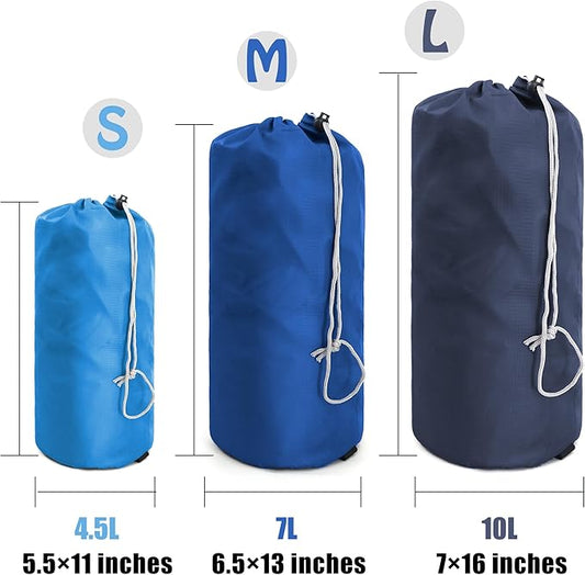 BeeGreen Stuff Sack for Backpacking Drawstring Storage Bag with Dust Flap