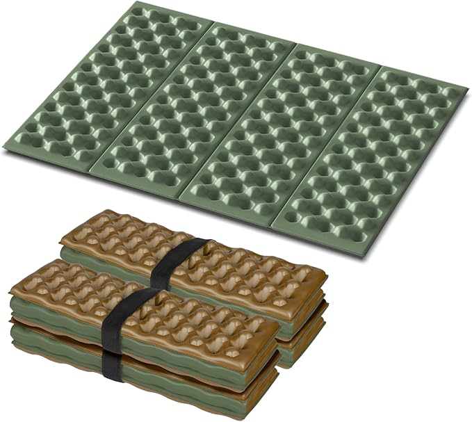 Foam Seat Mat for Camping, Foldable Seat Pat Cushion,Waterproof IXPE Sitting Pad for Outdoor Camping, Stadium,Backpacking Travel,Hikking,Picnic,Stadiums and Bleachers