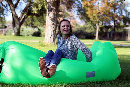 WEKAPO Inflatable Lounger Air Sofa Hammock-Portable,Water Proof& Anti-Air Leaking Design-Ideal Couch for Backyard Beach Traveling Camping Picnics & Music Festivals