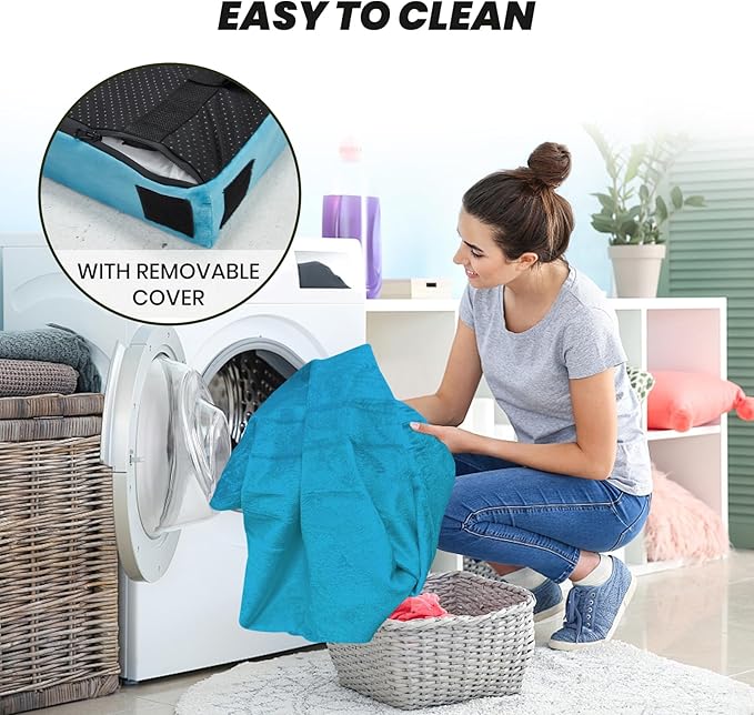 Memory Foam Camping Pad, Camping Sleeping Pad, Camping Mattress Pad with Pillow & Travel Bag, Portable Floor Mat Roll Up for Guest Adults Side Sleepers Indoor Outdoor Travel