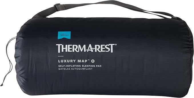 Therm-a-Rest LuxuryMap Self-Inflating Foam Camping Sleeping Pad, Regular - 20 x 72 Inches