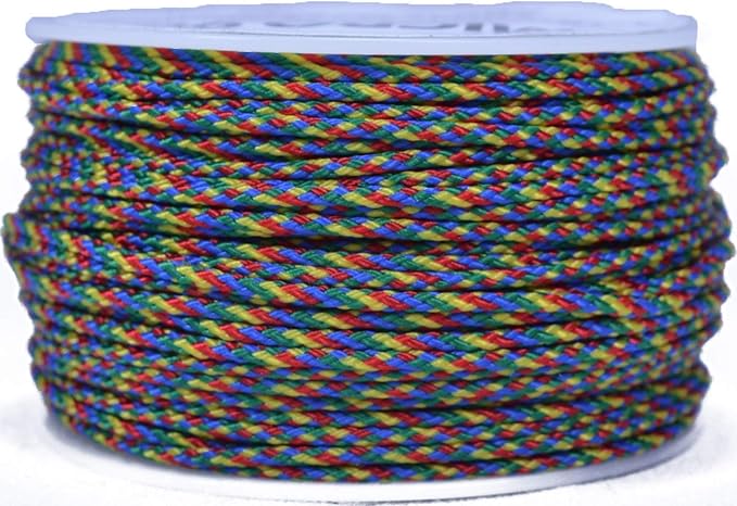 BORED? PARACORD! Nylon Micro Cord - 125 or 1000 Foot Spool Options - 70+ Colors and Patterns - 1.18mm Cord