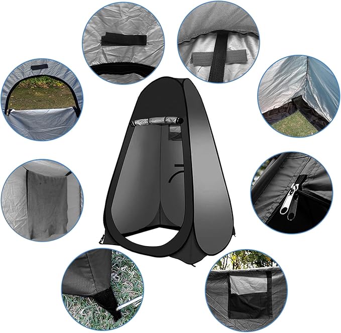 Pop Up Privacy Shower Tent Portable Outdoor Sun Shelter Camp Toilet Changing Dressing Room