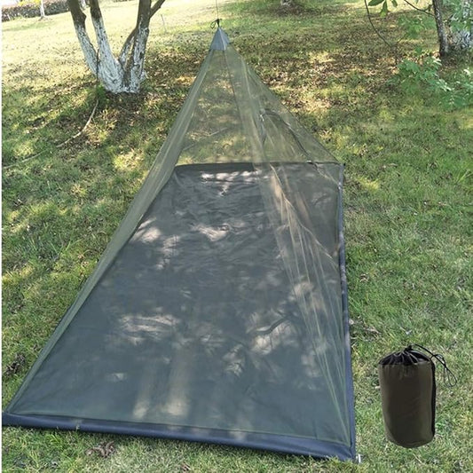 Mosquito Net for Camping Bed Compact and Ultra-Light for Travel Outdoor Netting Cover Lightweight Mesh (Green)