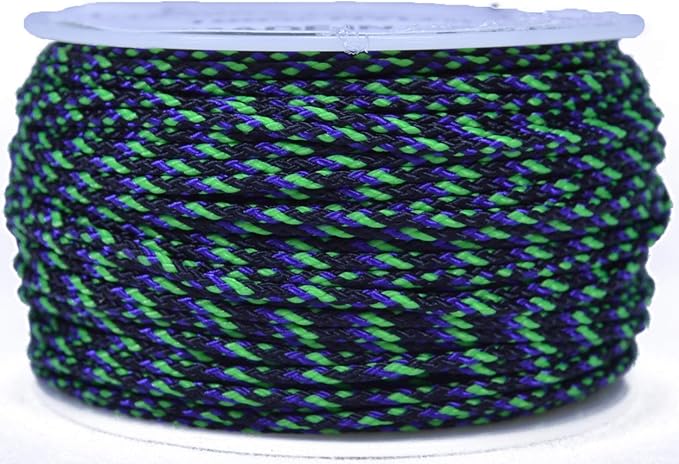 BORED? PARACORD! Nylon Micro Cord - 125 or 1000 Foot Spool Options - 70+ Colors and Patterns - 1.18mm Cord