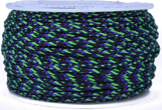 BORED? PARACORD! Nylon Micro Cord - 125 or 1000 Foot Spool Options - 70+ Colors and Patterns - 1.18mm Cord