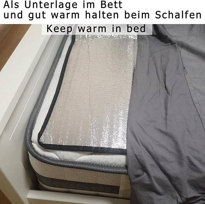 Camping Mat Foam Foil Blanket for Camping Foam Pad Insulating Foil Mat Sleeping Tent Pad Thermal Aluminum Camping mat for Reflecting Heat