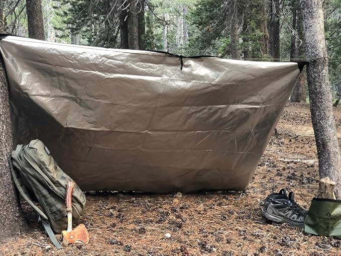 Arcturus Heavy Duty Survival Blanket – Insulated Thermal Reflective Tarp - 60" x 82". All-Weather, Reusable Emergency Blanket for Car or Camping (Desert Camo)